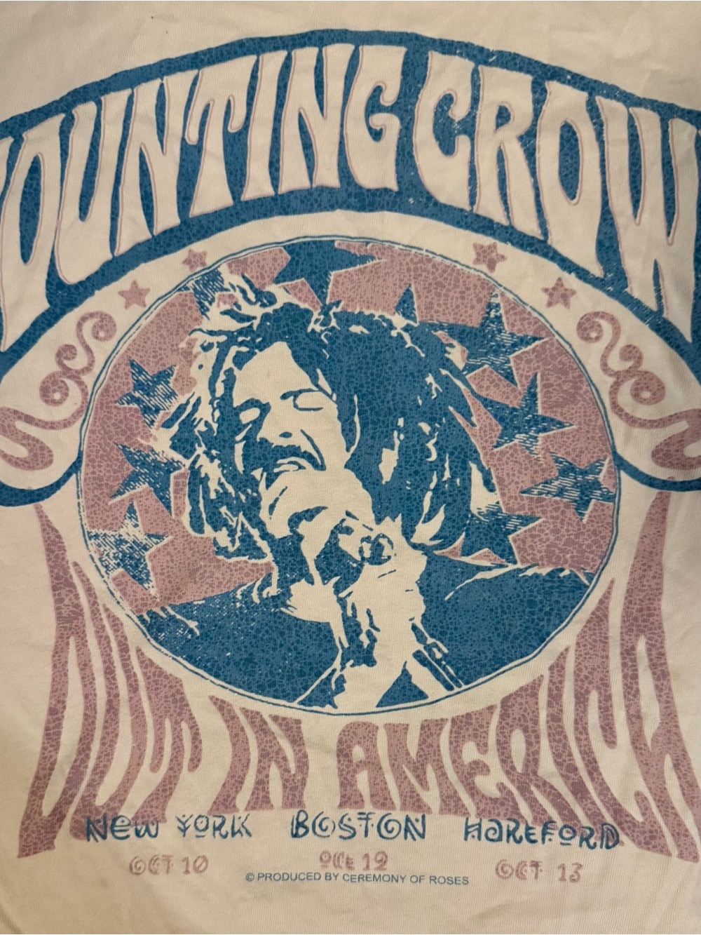 Wrangler Hunting Crow Graphic Tee - Blue & Pink